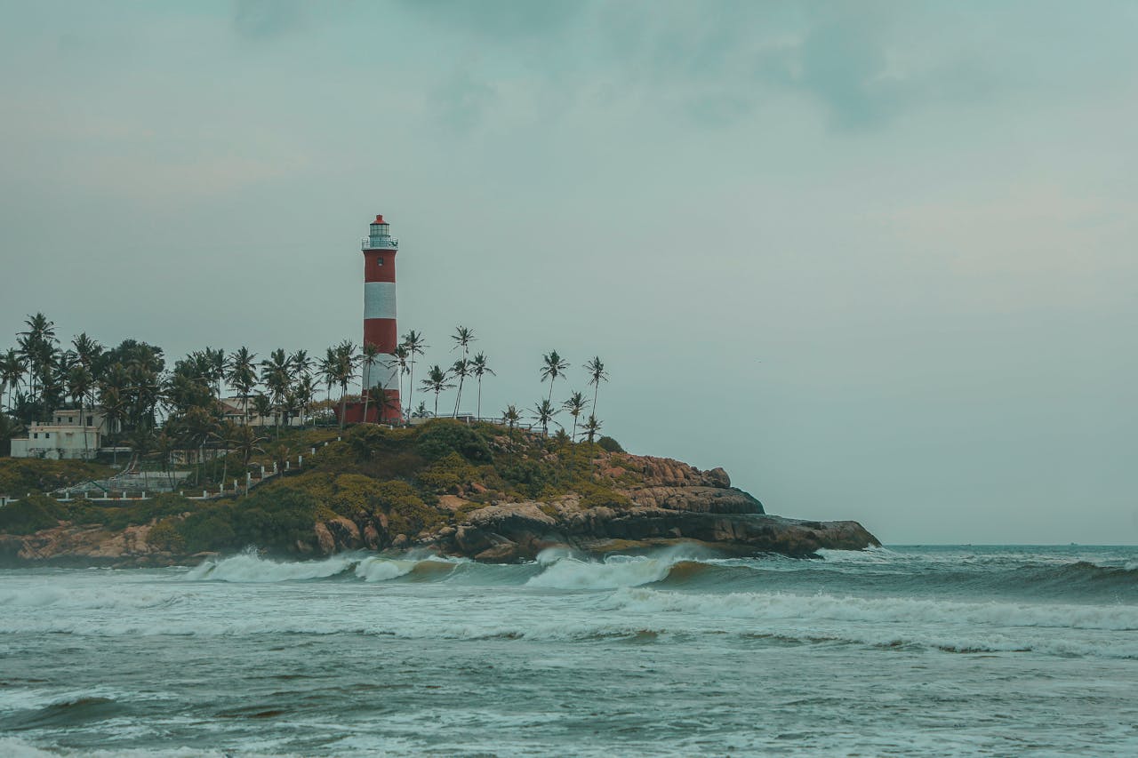 Eco kerala stays, Light house beside beach